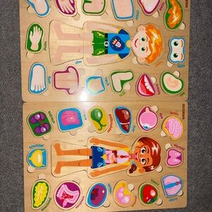 Anatomy Puzzle for Kids - Educational Wooden Toy